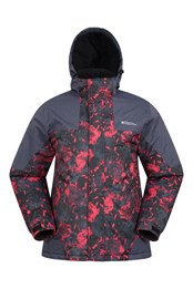 Shadow II Mens Printed Ski Jacket Dark Grey