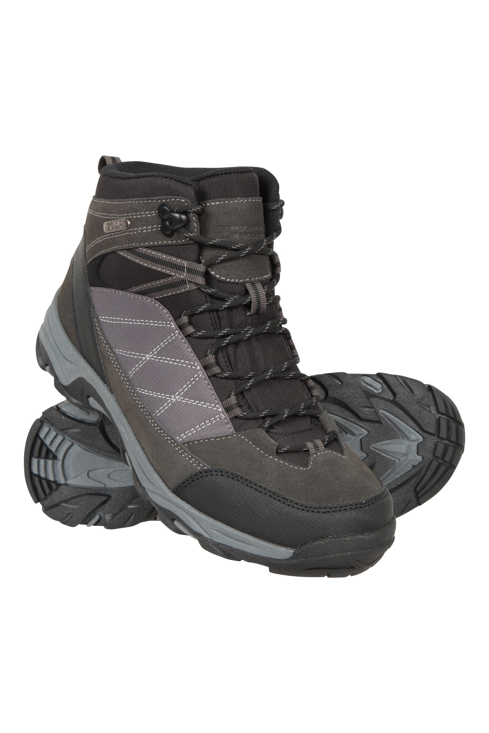 Ideal for Walking & Trekking Ladies Suede & Mesh Upper Footwear Breathable Durable Hiking Shoes Mountain Warehouse Rapid Kids Waterproof Boots Heel & Toe Bumpers 