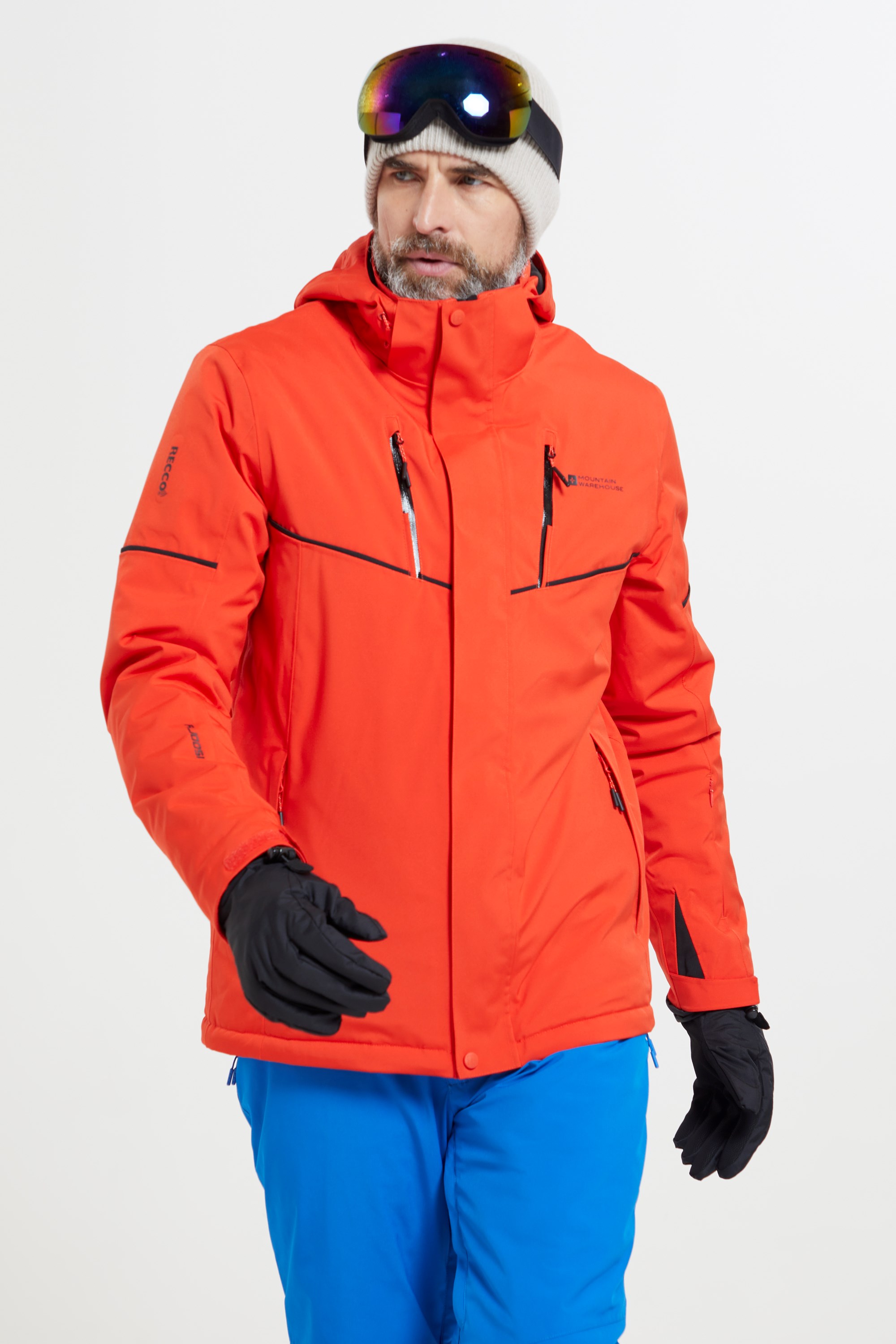 Mountain Warehouse Cobalt Galactic Extreme Mens Recco Ski Jacket ...