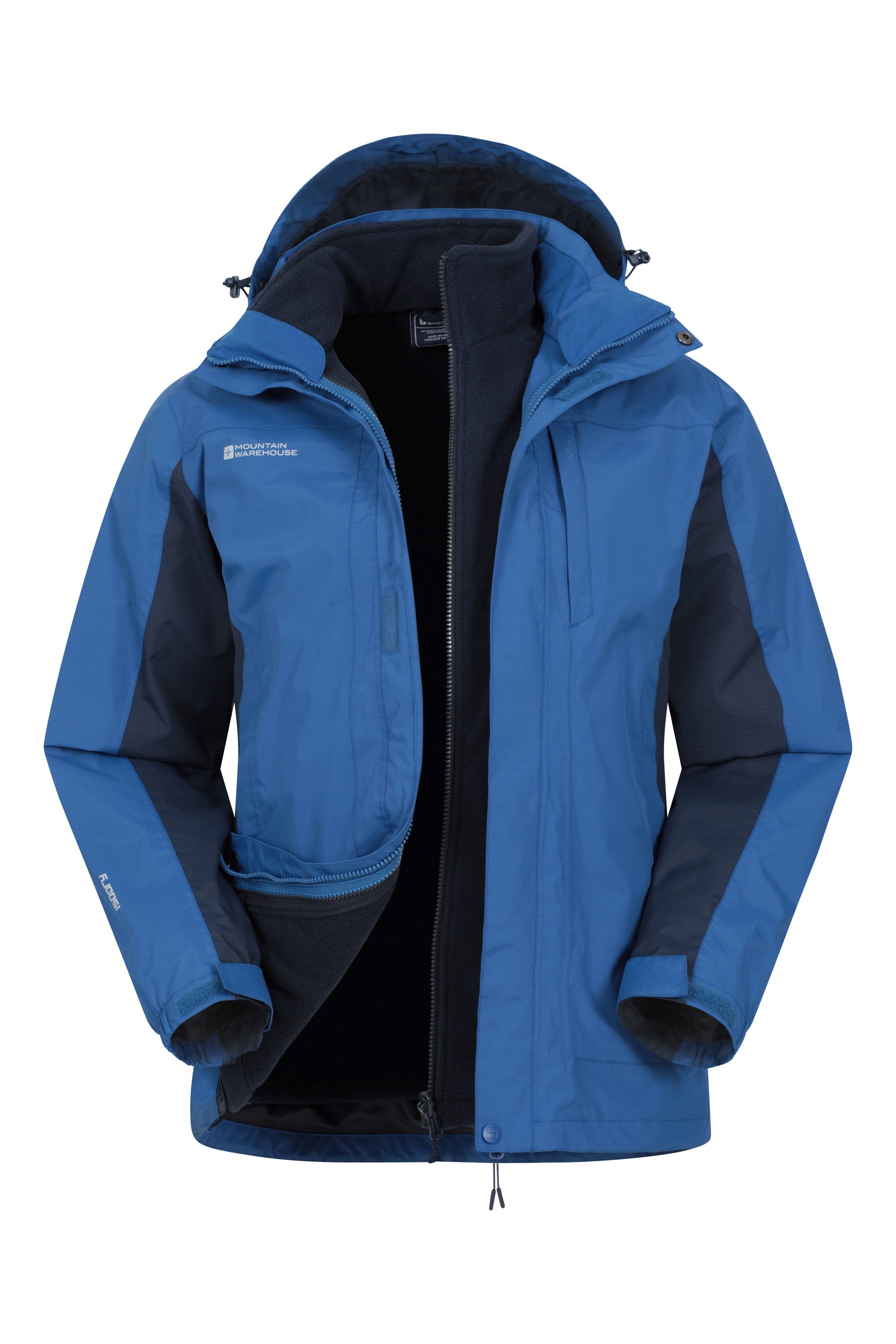 Waterproof Rain Coat Mountain Warehouse Glacier II Long Mens Jacket 