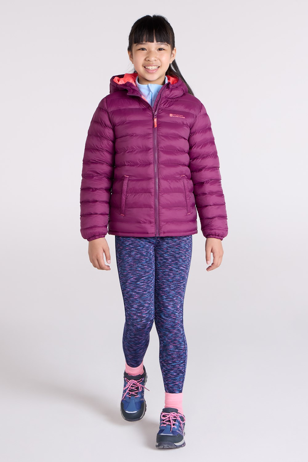 Mountain Warehouse Seasons Kids Padded Jacket Water Resistant Lightweight Coat - Picture 15 of 142