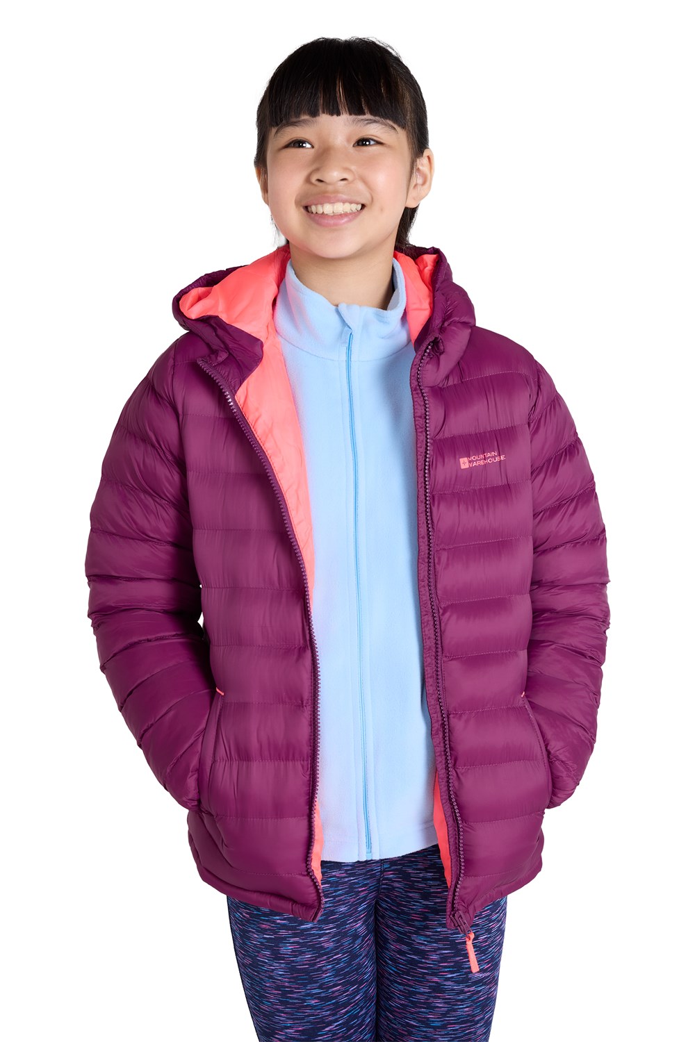 Mountain Warehouse Seasons Kids Padded Jacket Water Resistant Lightweight Coat - Picture 24 of 142