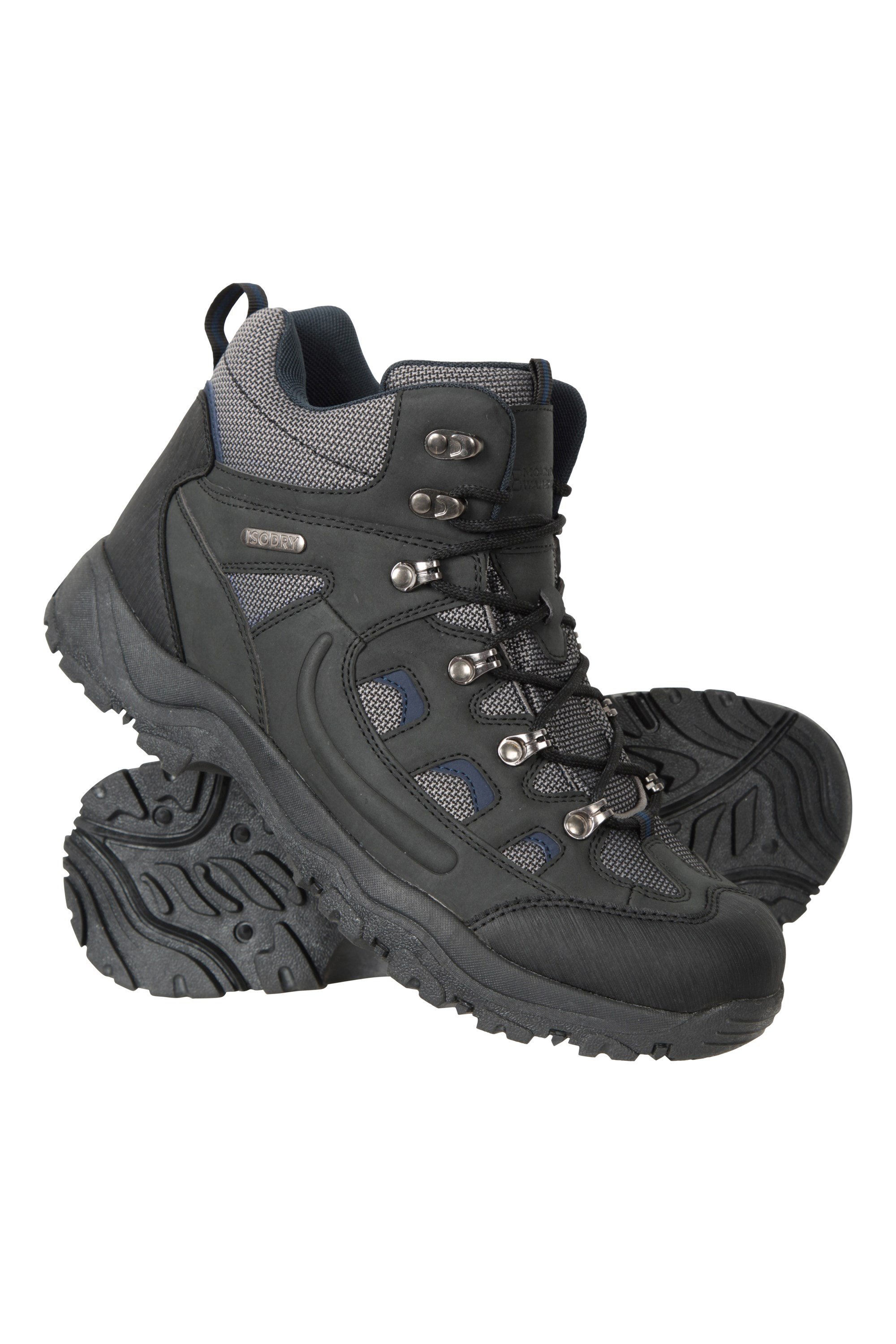 Mens Mountain Warehouse Adventurer Waterproof Boots - Mens - Black