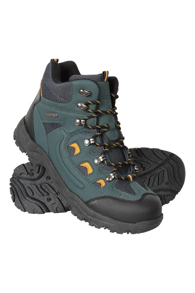 Adventurer Mens Waterproof Hiking Boots - Blue