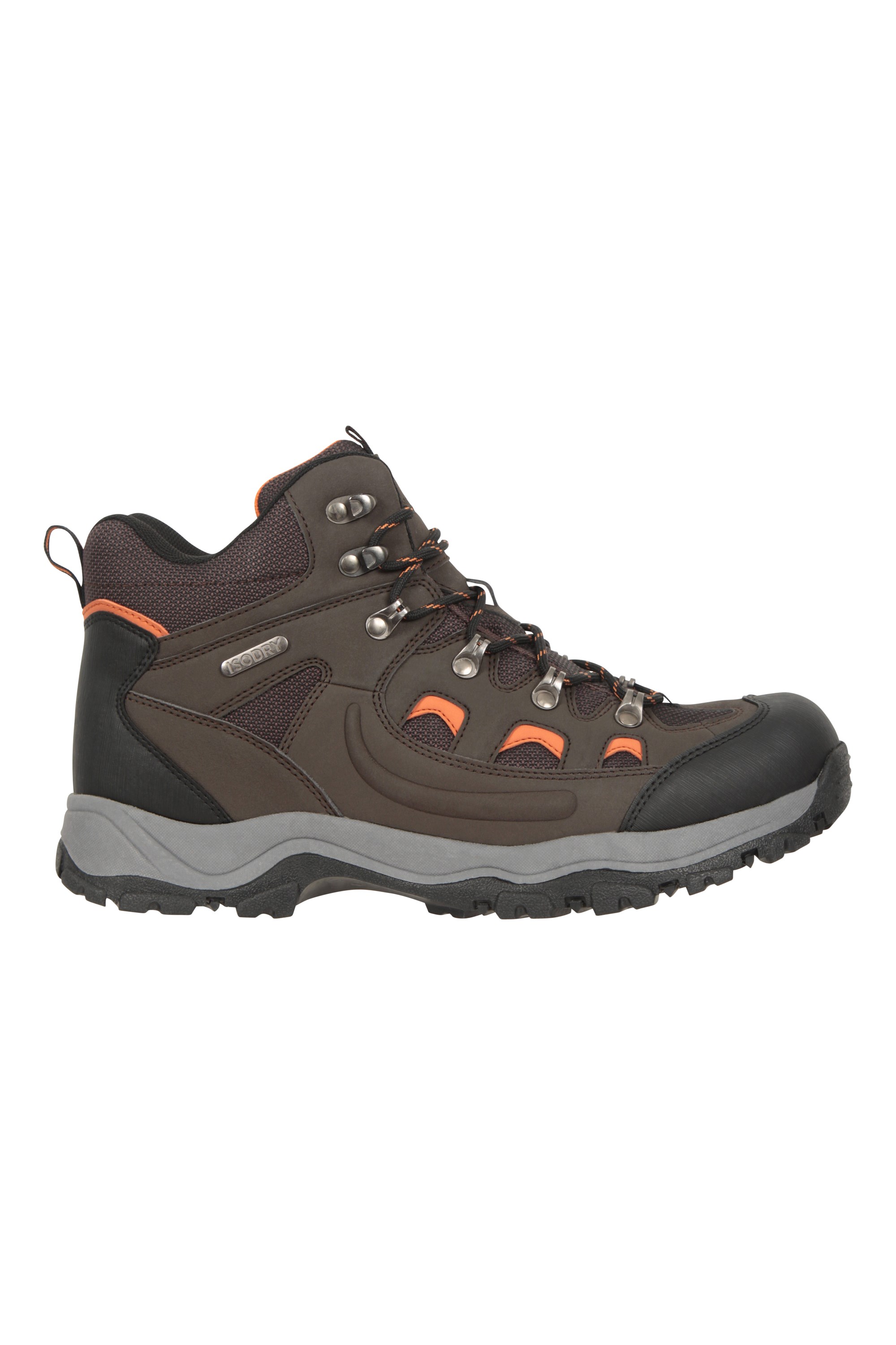 Adventurer Mens Waterproof Hiking Boots - Brown