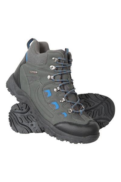 Adventurer Mens Waterproof Hiking Boots - Grey