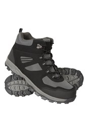 Mcleod - męskie poszerzane buty trekkingowe Czarny