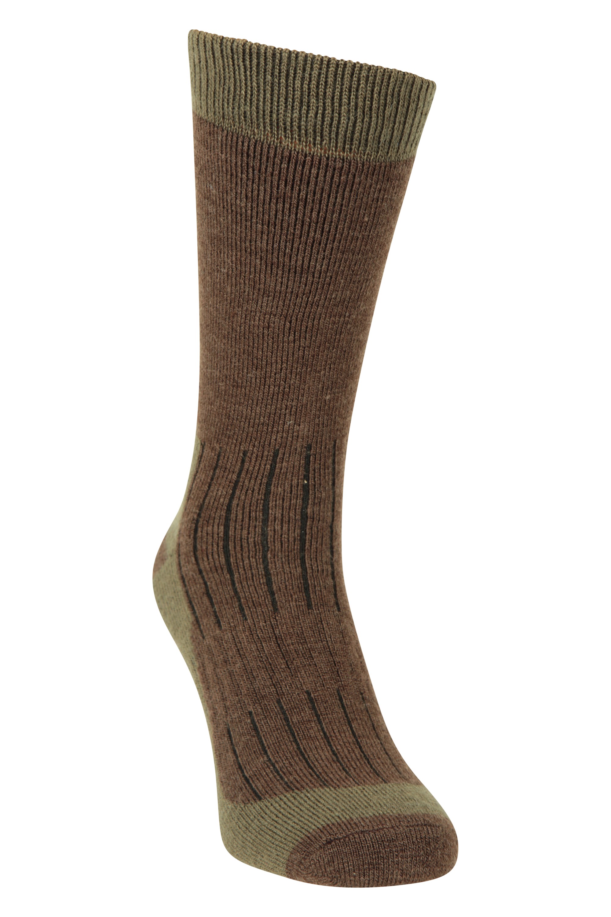 Explorer Mens Merino Mid-Calf Socks - Green