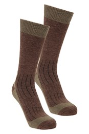 Explorer Mens Merino Thermal Socks Khaki
