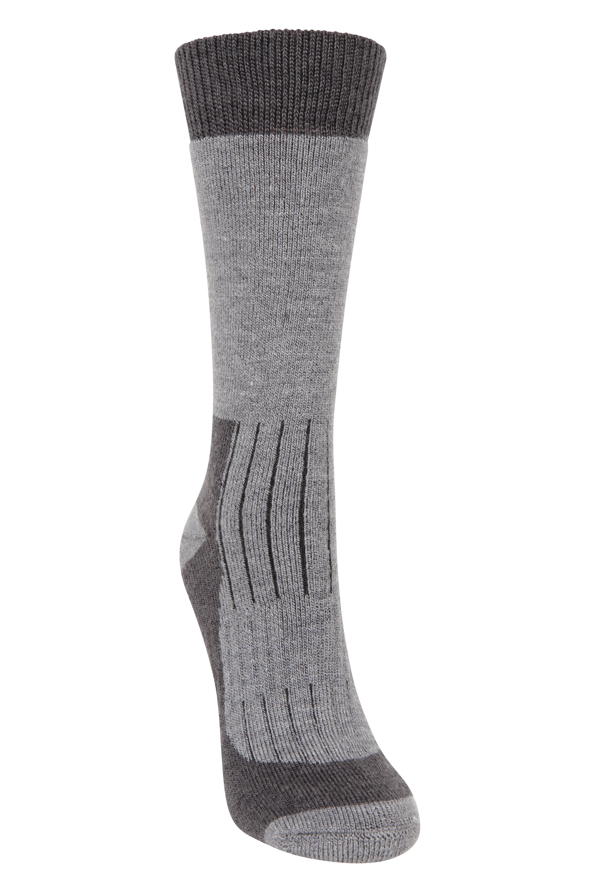 Explorer Womens Merino Thermal Mid-Calf Socks - Grey