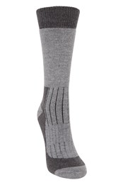 Explorer Womens Merino Thermal Mid-Calf Socks Grey