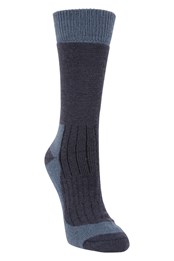 Explorer Womens Merino Thermal Mid-Calf Socks Navy