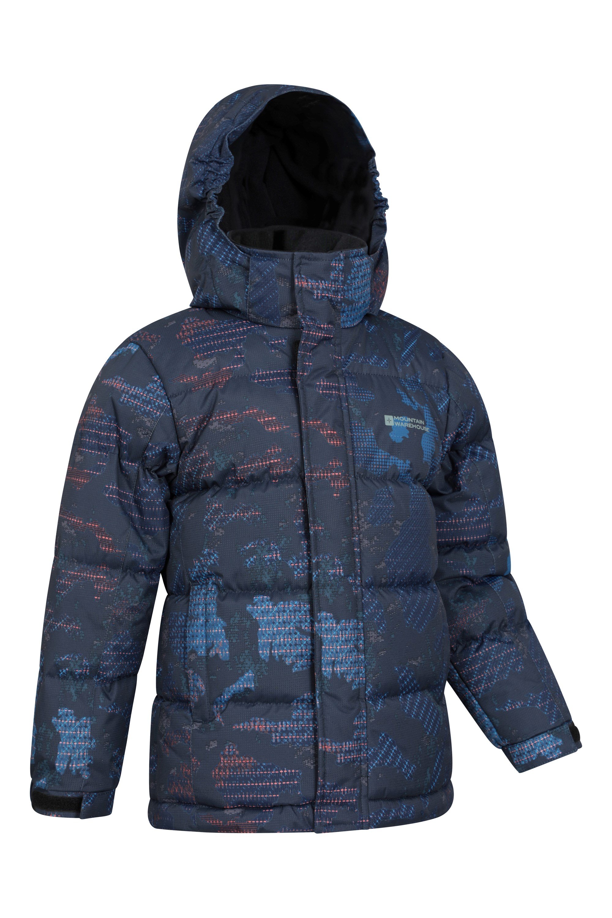 Snow II Kids Printed Water Resistant Insulated Jacket Mountain Warehouse US
