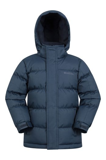 Snow II Kids Water Resistant Insulated Jacket Dark Blue