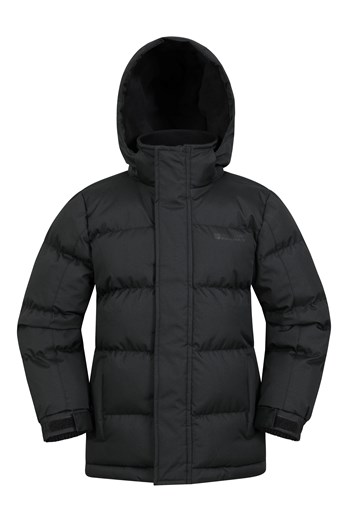 Snow II Kids Water Resistant Padded Jacket Jet Black