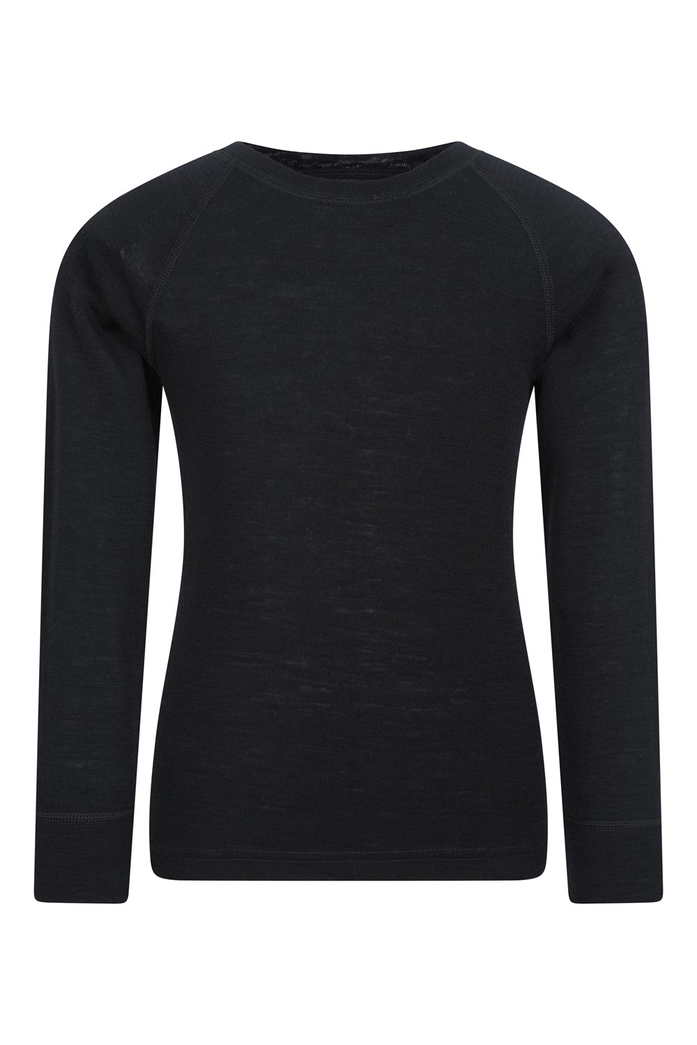 Mountain Warehouse Merino Kids Round Neck Base Layer Top Long Sleeve Stretch Tee - Picture 7 of 54