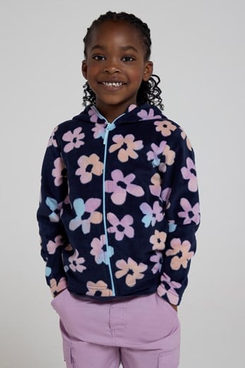 Endeavour II Printed Kids Hoodie Navy