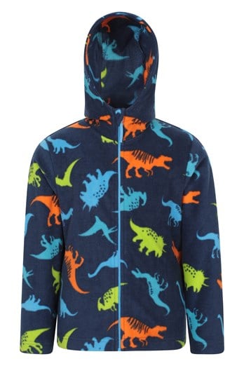 Pursuit II Kids Printed Hoodie Corn Blue