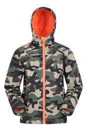 Exodus II dziecięcy softshell wodoodporny z nadurkiem Ciemny beż