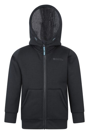 Nordic II Kids Full-Zip Hoodie Black