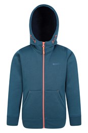 Nordic II Kids Full-Zip Hoodie Mazarine Blue