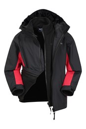 Cannonball III Kids 3 in 1 Waterproof Jacket Black