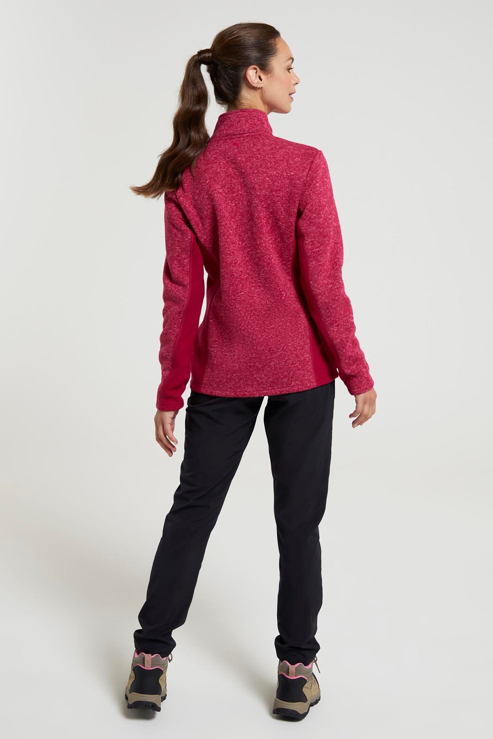Mountain Warehouse Idris Women's Jacket Panelled Fleece Ladies Winter Warm Coat - Picture 43 of 60
