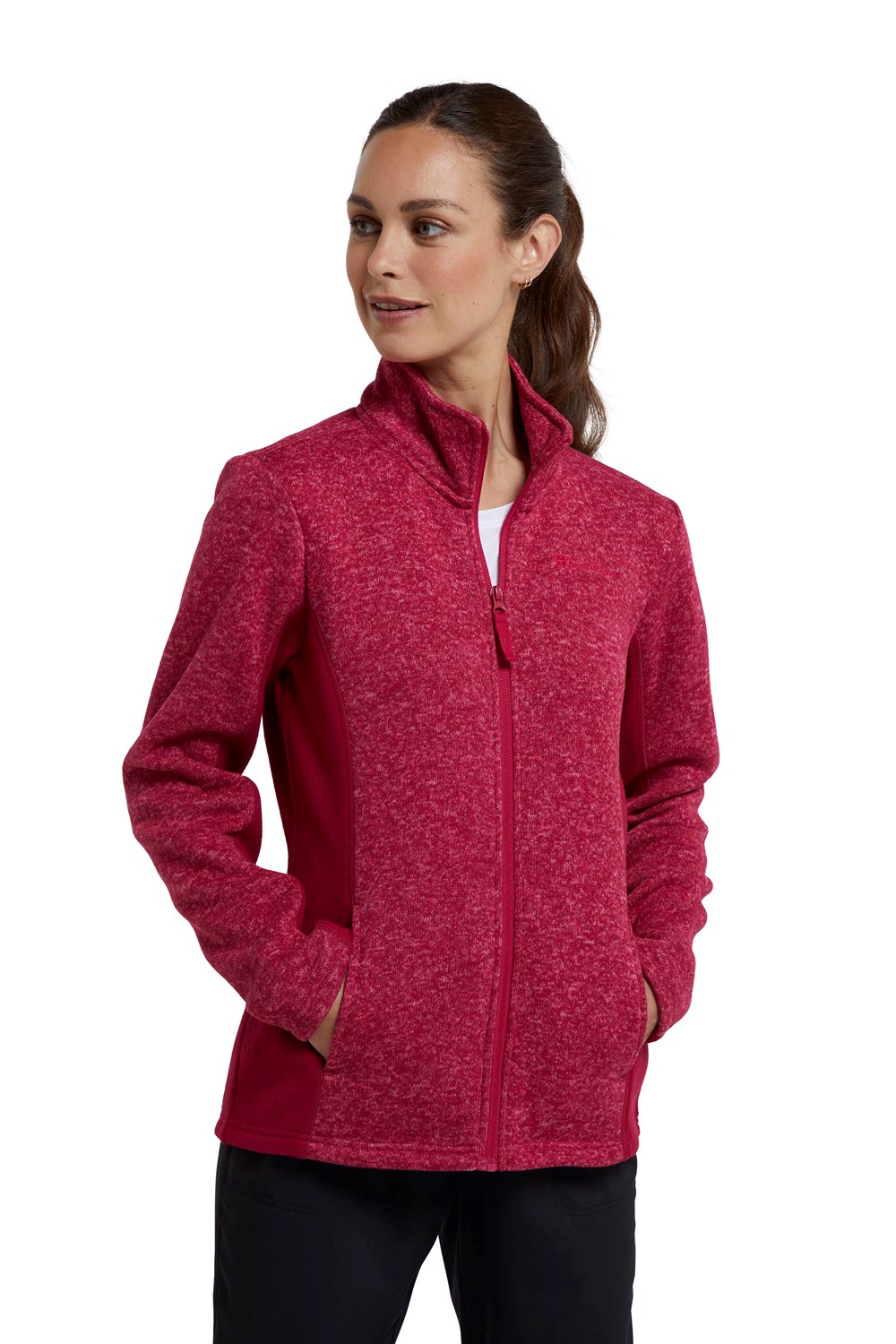 Mountain Warehouse Idris Women's Jacket Panelled Fleece Ladies Winter Warm Coat - Picture 49 of 60