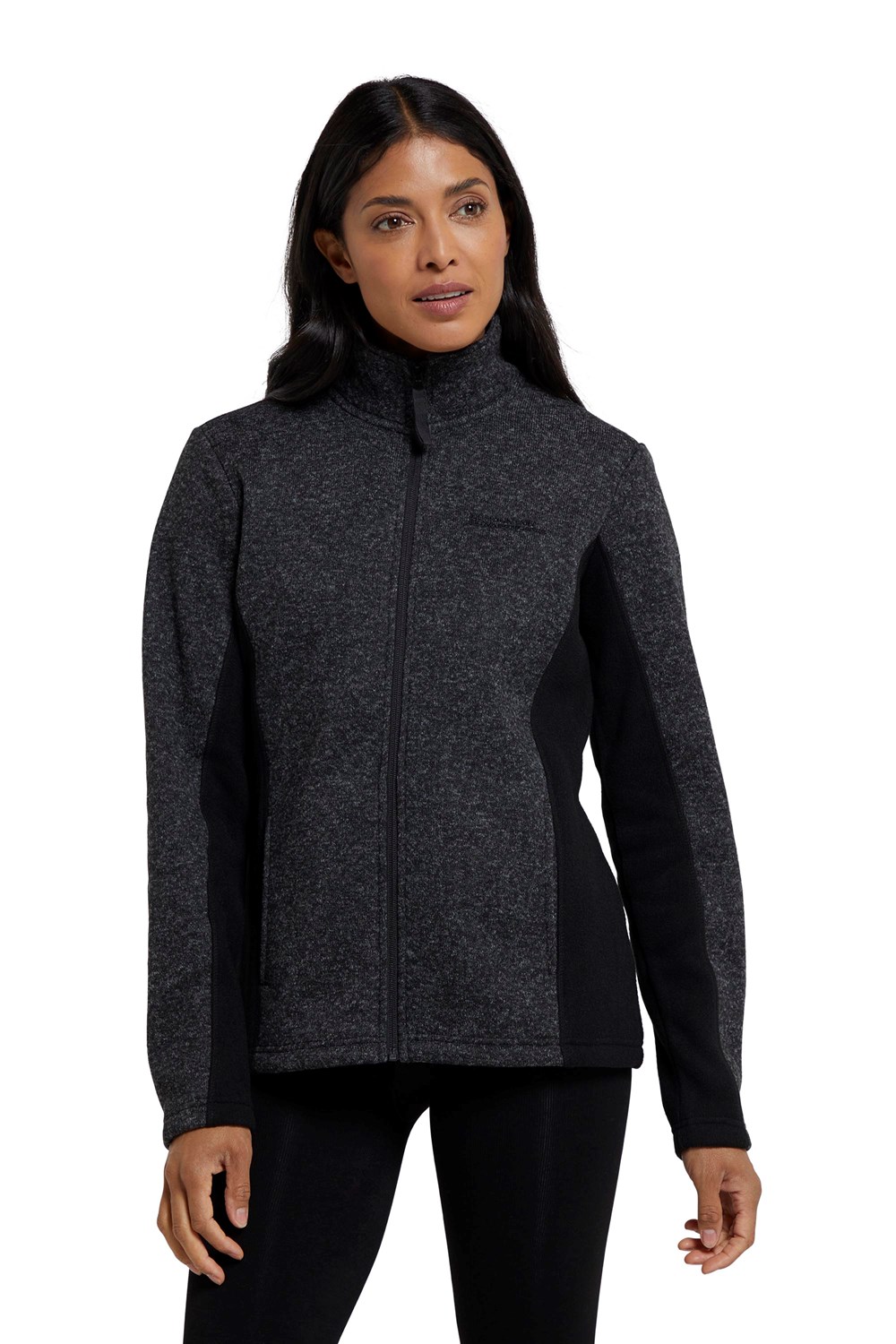 Mountain Warehouse Idris Women's Jacket Panelled Fleece Ladies Winter Warm Coat - Picture 22 of 60