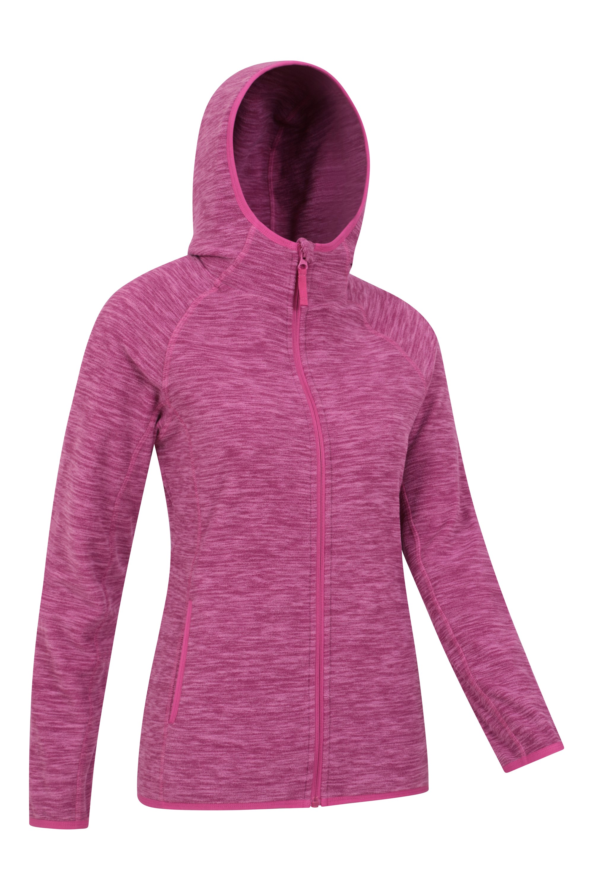(マウンテン・ウェアハウス) Mountain Warehouse レディース Lleyn II メランジ フルジップパーカー フーディー MW1220 ( Lleyn Melange II Womens Fleece Hoodie | Mountain Warehouse US
