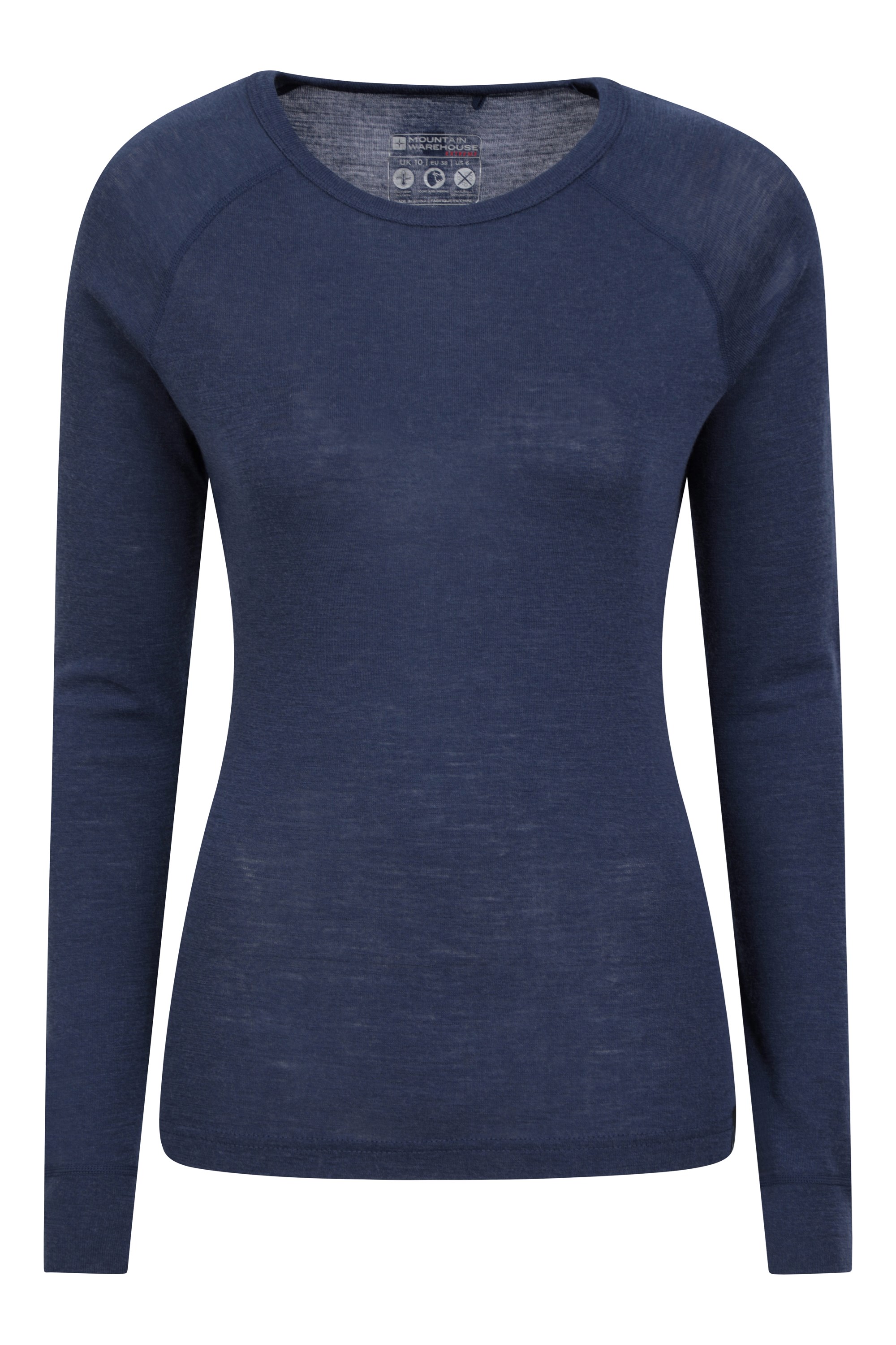 Merino Womens BaseLayer Top II - Navy