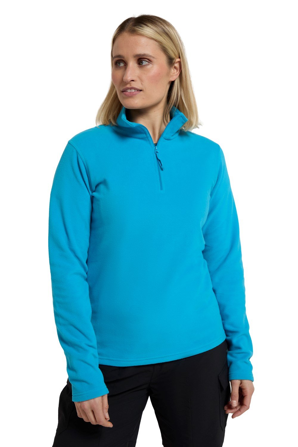 Mountain Warehouse Camber Women's Half Zip Pullover Ladies Antipill Fleece Top - Picture 40 of 224