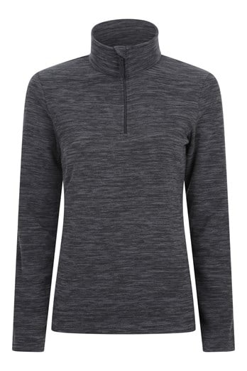 Snowdon Melange Womens Fleece Jet Black