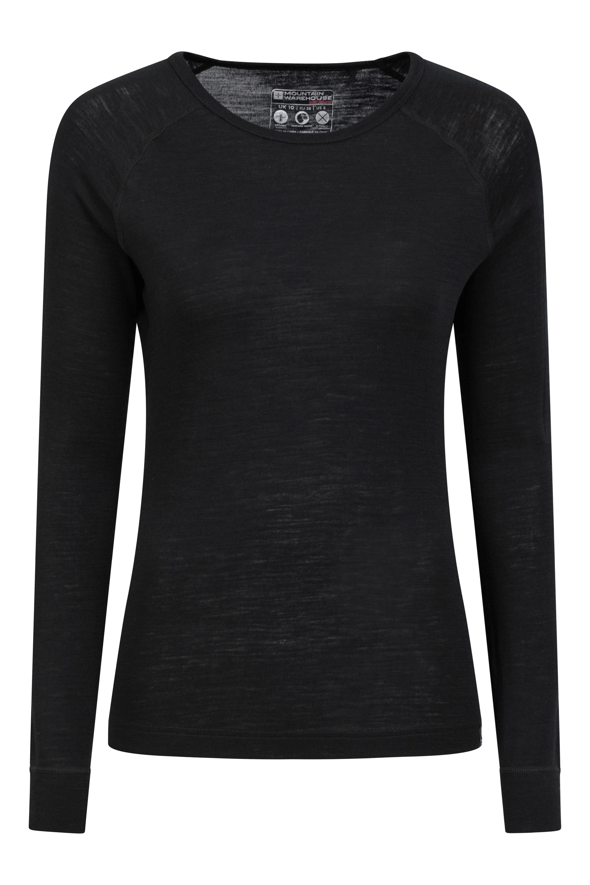 Conjunto de top y pantalón Mountain Warehouse Merino para mujer cuello redondo capa base para dama - Imagen 14 de 144