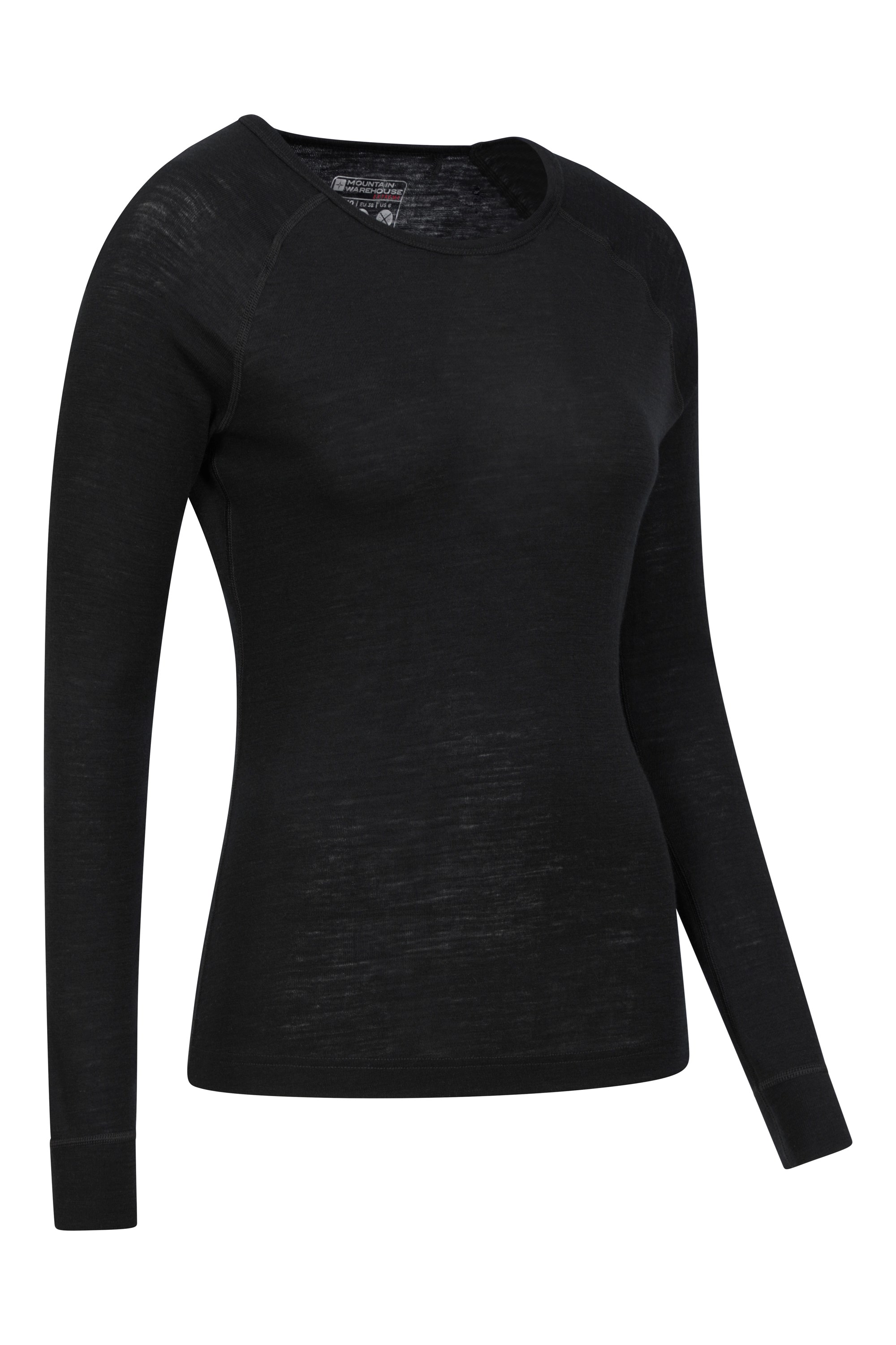 023572 TALUS WOMENS LS ZIP NECK THERMAL TOP