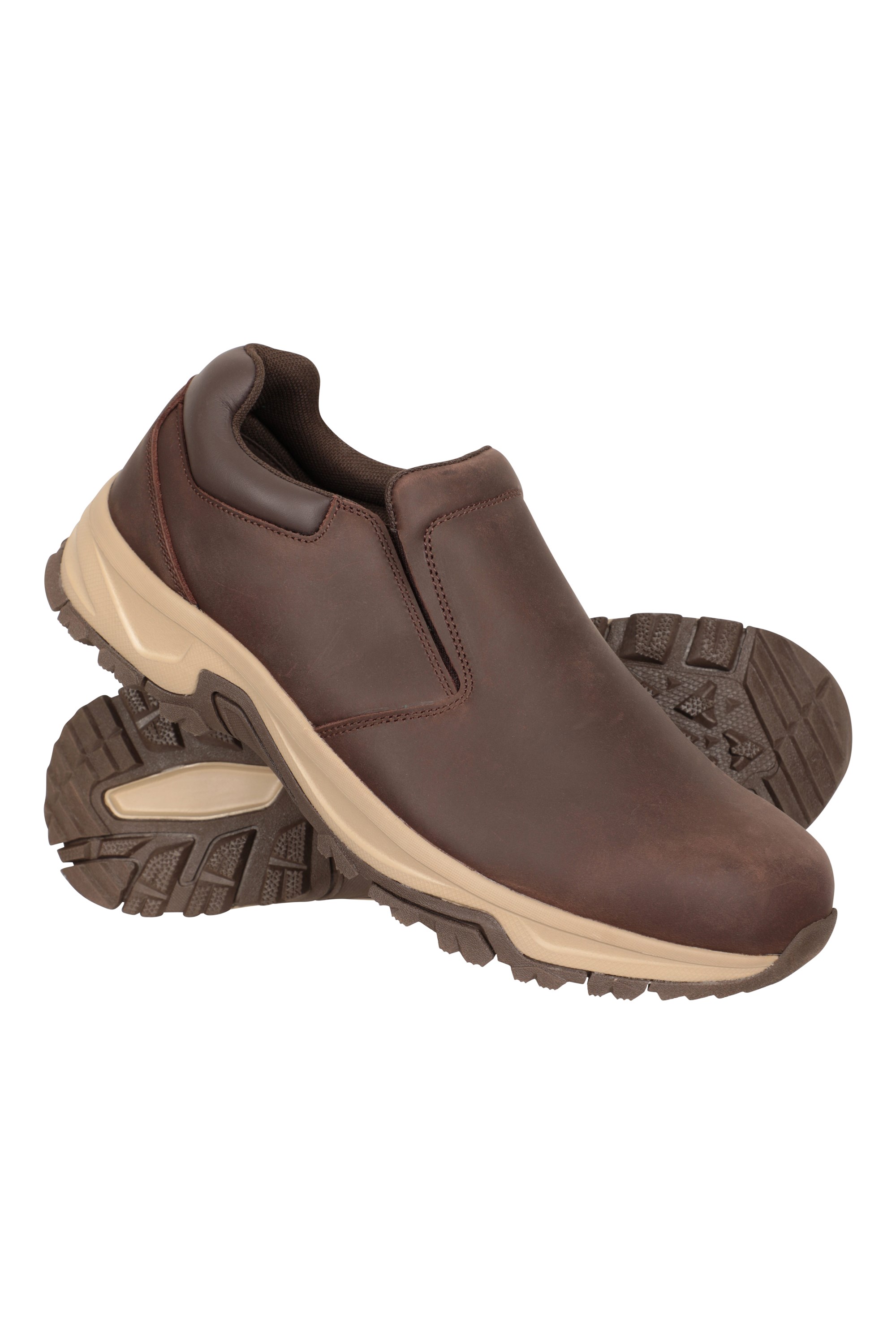 Rydal Leather OrthoLite Mens Slip-On Shoes - Brown