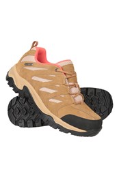 Voyage Womens Waterproof Walking Shoes Light Brown