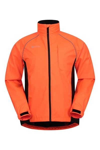 Adrenaline II Mens Iso-Viz Waterproof Jacket - Orange
