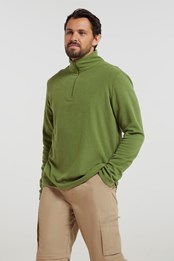 Camber II Mens Half-Zip Fleece Bright Green