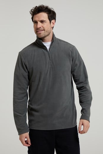 Camber II Mens Half-Zip Fleece Dark Grey
