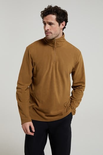 Camber II Mens Half-Zip Fleece Mustard