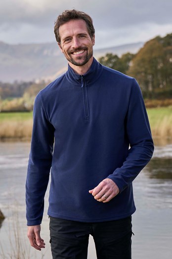 Camber II Mens Half-Zip Fleece Navy