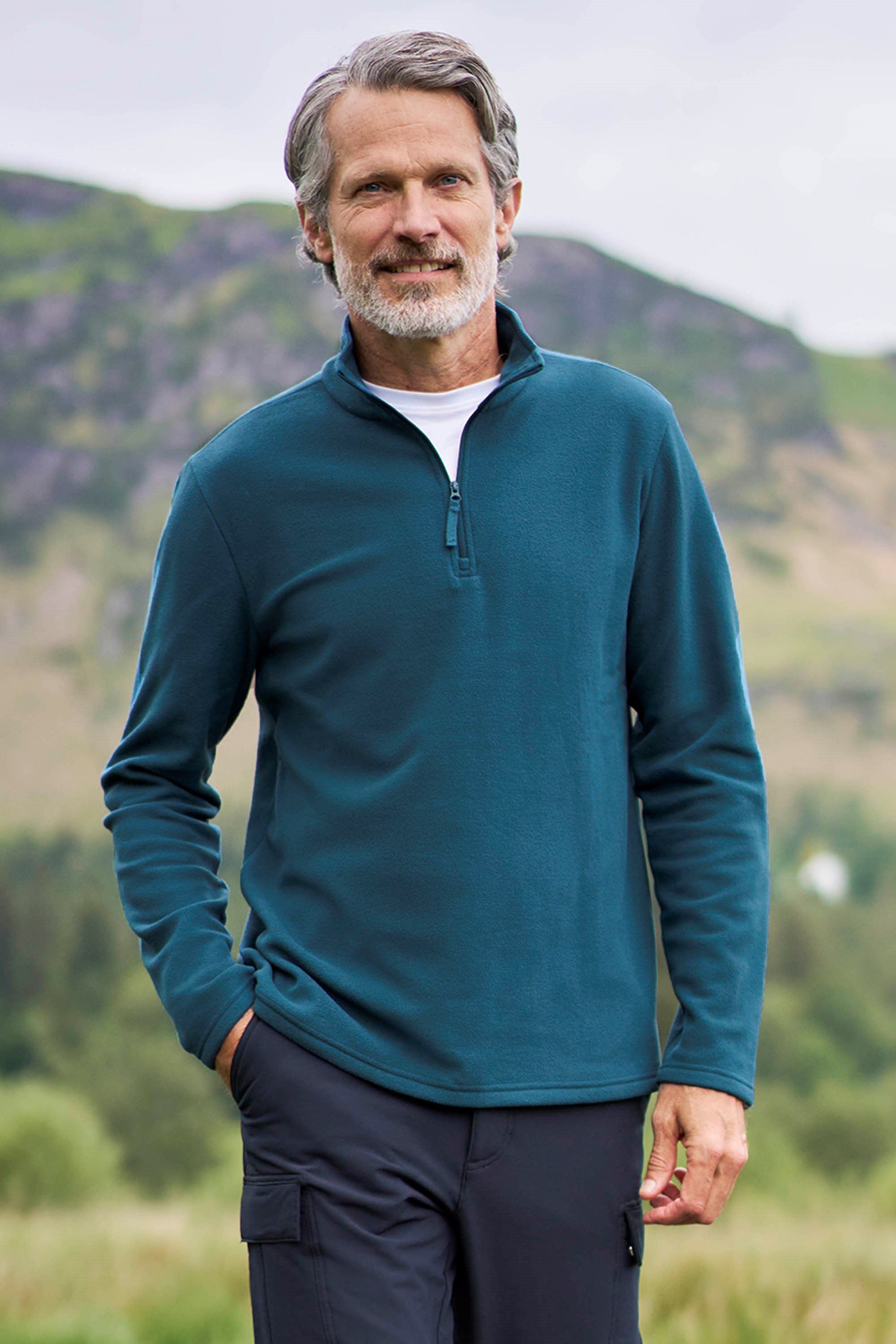 Camber II Mens Half-Zip Fleece - Dark Grey