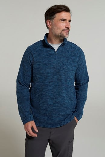 Snowdon II Mens Fleece Indigo