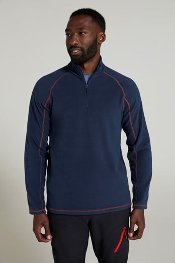 Ashbourne II Mens Half-Zip Fleece Navy