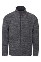 Snowdon II Mens Full-Zip Fleece Jacket Charcoal