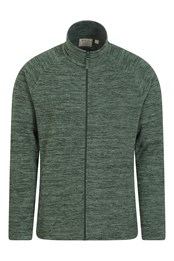 Snowdon II Mens Full-Zip Fleece Jacket Dark Green
