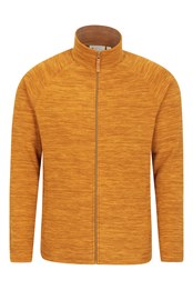 Snowdon II Mens Full-Zip Fleece Jacket Mustard