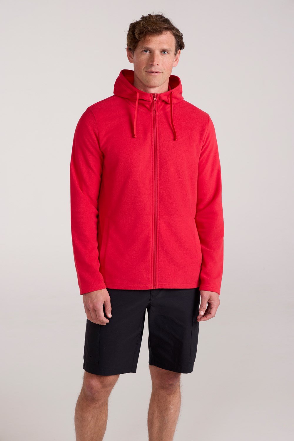Mountain Warehouse Men's Camber Full Zip Hoodie Casual Everyday Male Coat Jumper