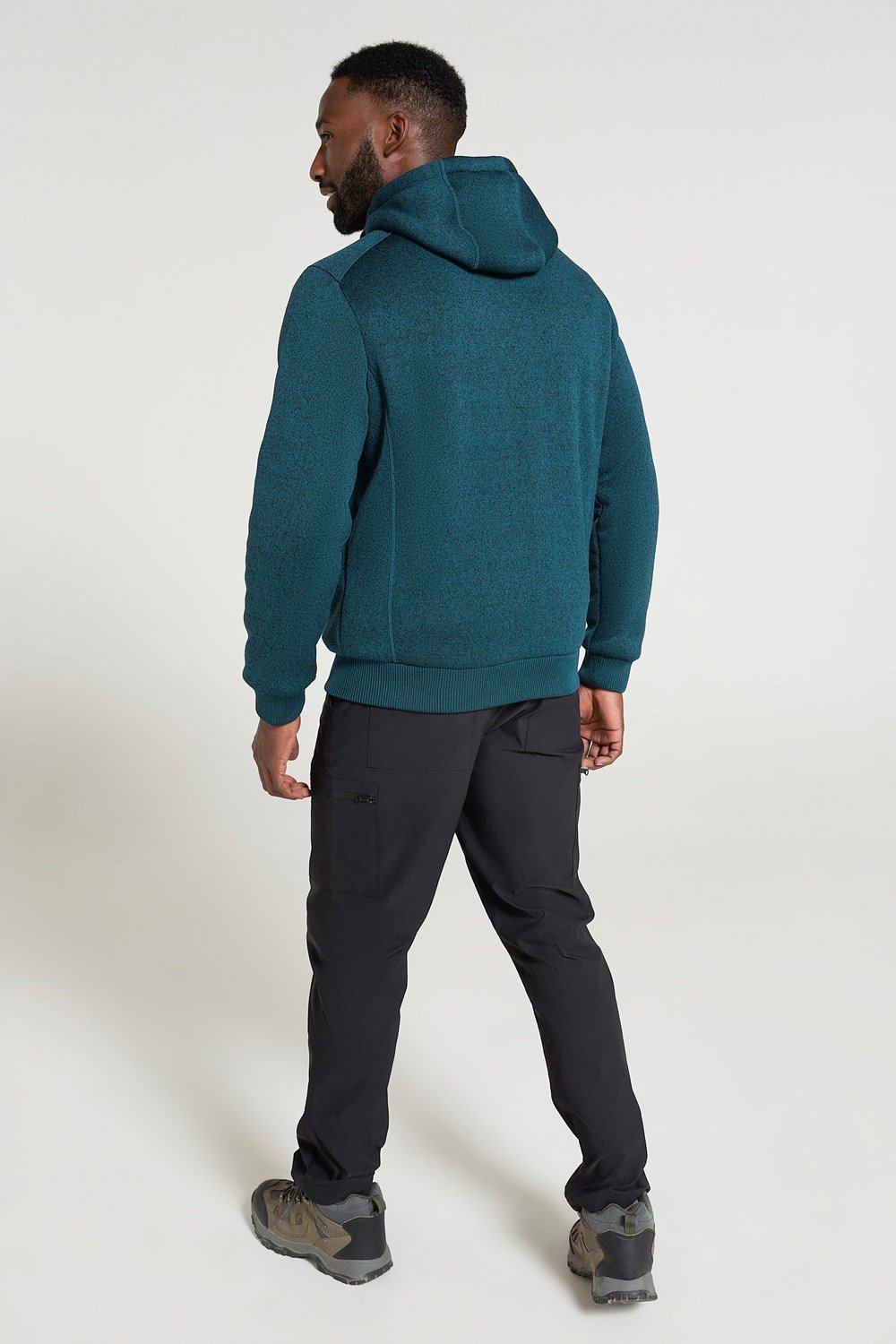 Mountain Warehouse Nevis Herren Hoodie mit Fellfutter weiches Fleece warm Sweatshirt - Bild 60 von 79